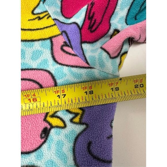 Joe Boxer Womens Large One Piece Footie Pajamas Ducks Blue Multicolor Zip Size M - Picture 13 of 15